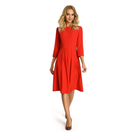Šaty se předním dílem červené model 18001698 - Moe
