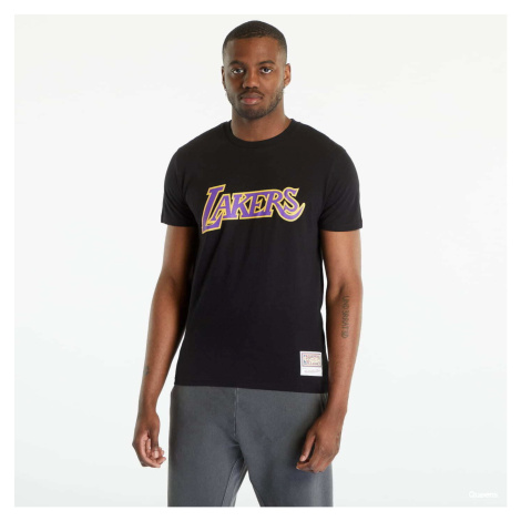 Mitchell & Ness NBA Team Logo Tee Lakers Black