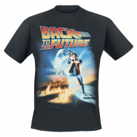 Back To The Future Poster Tričko černá