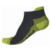 Sensor Race Coolmax Invisible Sportovní ponožky ZK1041007 černá/limetka