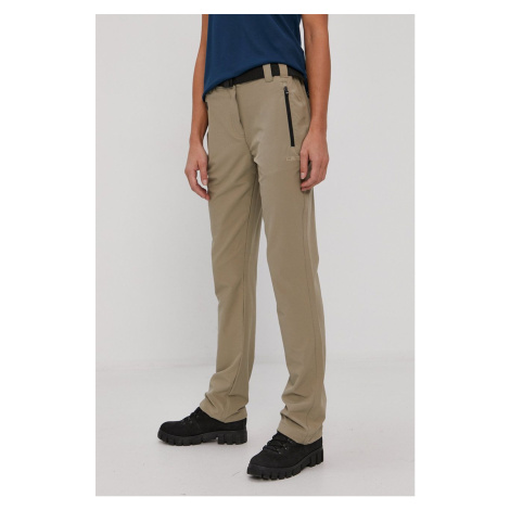 Kalhoty CMP dámské, průhledná barva, jednoduché, high waist
