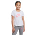 Nike SPORTSWEAR Dívčí tričko, bílá, velikost