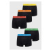 Boxerky BOSS 5-pack pánské, černá barva, 50489616
