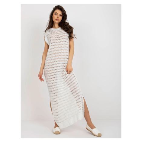 Bílé dámské plážové ažurové šaty (9003) Factory Price