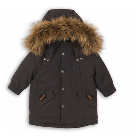 Kabát chlapecký zimní, Minoti, BOLT 3, šedá - | 0-3m