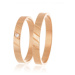 Snubní prsteny z růžového zlata SNUB0142R + DÁREK ZDARMA