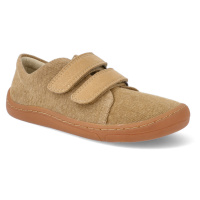 Barefoot tenisky Froddo - BF Vegan Velcro Beige béžové