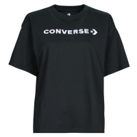 Converse WORDMARK RELAXED TEE Černá