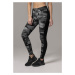 Ladies Camo Stripe Leggings - darkcamo/blk