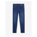 Strečové džíny se zúženými nohavicemi a vysokým podílem bavlny Marks & Spencer modrá