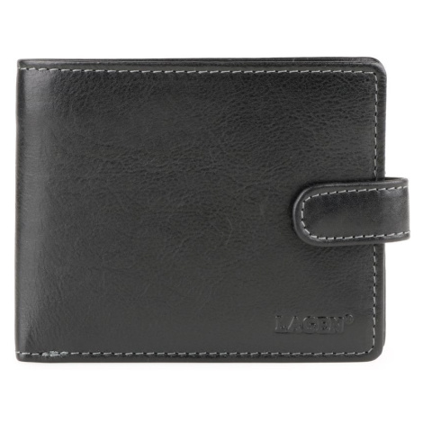 Lagen Pánská kožená peněženka E-1036/T - černá