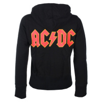 mikina s kapucí dámské AC-DC - Logo- ROCK OFF - ROCK OFF - ACDCZHD05LB