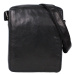 Sendi Design Pánská kožená taška přes rameno MARK černá