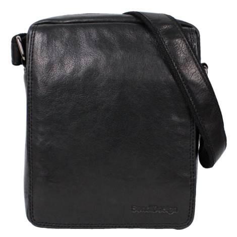 Sendi Design Pánská kožená taška přes rameno MARK černá