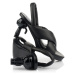 Sandále karl lagerfeld ikon heel kross sling lthr black lthr
