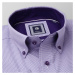 Pánská košile Slim Fit s fialovými kontrastními prvky 11369