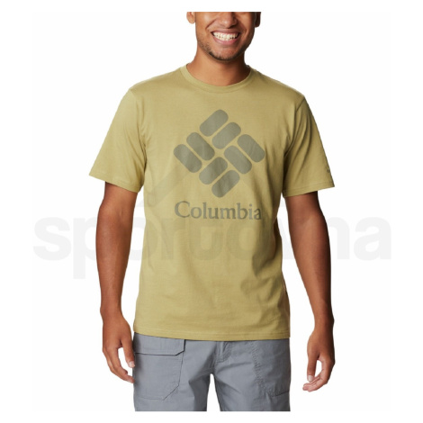 Tričko Columbia CC Basic Logo™ hort leeve M - hnědá