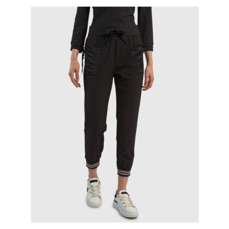 Tepláky la martina woman trouser bi/stretch cady černá