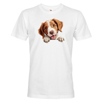 Pánské tričko Bretaňský ohař - tričko pro milovníky psů