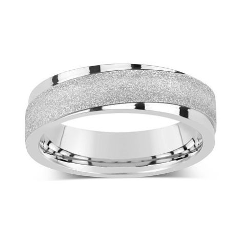 Snubní ocelový prsten pro muže a ženy Silvego