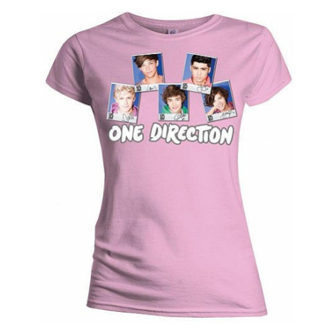One Direction tričko, Polaroid Pink, dámské RockOff