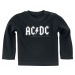 AC/DC Metal Kids - Logo kojenecké tričko s dlouhými rukávy černá