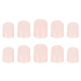 Nail HQ Square umělé nehty odstín Baby Pink 24 ks