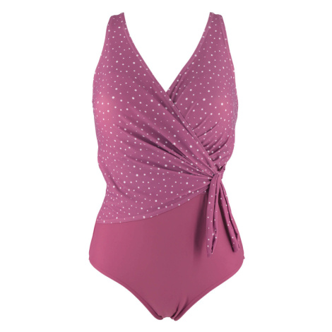 Bohdana plavky vcelku puntíky WH898růžová