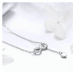 GRACE Silver Jewellery Stříbrný řetízek s přívěskem Nekonečná láska - stříbro 925/1000 NH-SCN223