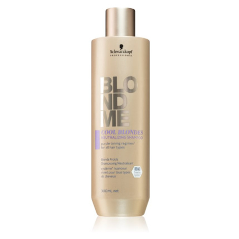 Schwarzkopf Professional Blondme Cool Blondes šampon neutralizující žluté tóny pro blond a melír