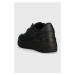 Sneakers boty Tommy Jeans TJW RETRO BASKET FLATFORM ESS černá barva, EN0EN02506