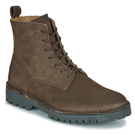 Selected SLHRICKY NUBUCK LACE-UP BOOT B Hnědá