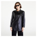 GUESS Nicole Pu Leather Shirt Jacket Black