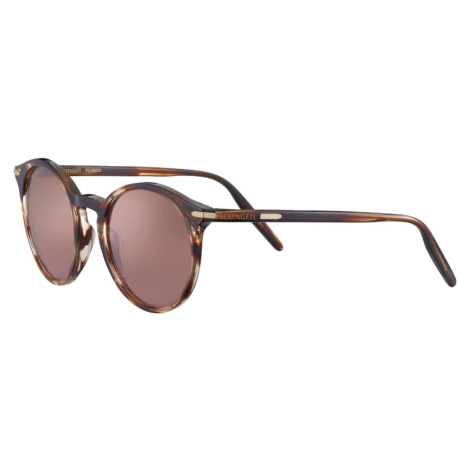 Serengeti Leonora Shiny Striped Brown/Polarized Drivers Gradient Lifestyle brýle