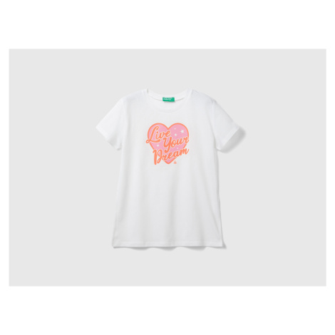 Benetton, T-shirt With Neon Details United Colors of Benetton