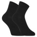 Ponožky Styx kotníkové bambusové černé (HBK960)