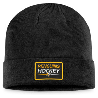Pittsburgh Penguins zimní čepice Authentic Pro Prime Cuffed Beanie black