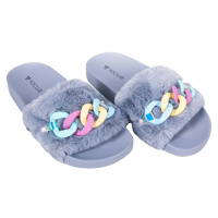 Yoclub Dámské sandály Slide OKL-0067K-2800 Grey