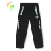 Chlapecké softshellové kalhoty, zateplené - KUGO HK2516, černá / šedá kolena Barva: Černá