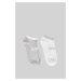 PONOŽKY GANT ANKLE SOCKS 2-PACK šedá