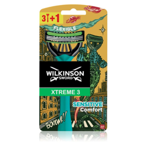 Wilkinson Sword Xtreme 3 Sensitive Comfort (limited edition) jednorázová holítka pro muže 4 ks