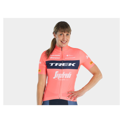 Replika dámského tréninkového dresu Santini Trek-Segafredo růžová Trekmates