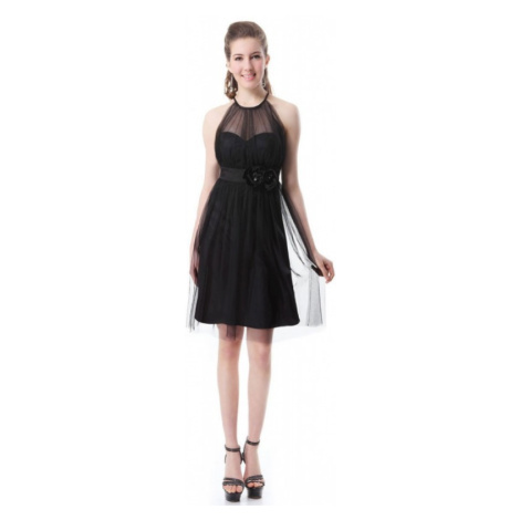 krátké černé společenské šaty Lota Ever-Pretty