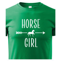 Dětské tričko pro milovníky koní s potiskem 