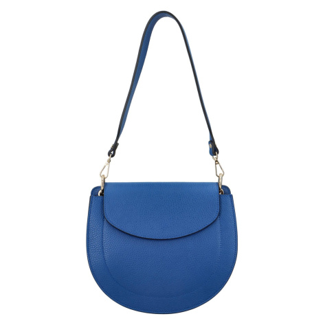 Dámská kožená kabelka přes rameno královsky modrá - ItalY Amanda modrá