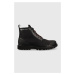 Boty Calvin Klein Jeans Lug Mid Laceup Boot Thermo pánské, černá barva