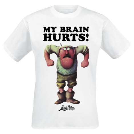 Monty Python My Brain Hurts Tričko bílá