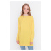 Trendyol Yellow Crew Neck Pletený svetr