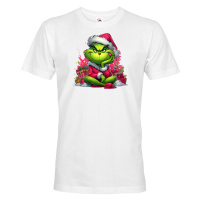 Pánské triko Grinch s dárky - skvělé vánoční triko
