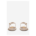 Sandály Gino Rossi ROSE-SLT569P-19 Přírodní kůže (useň)/-Leštěná